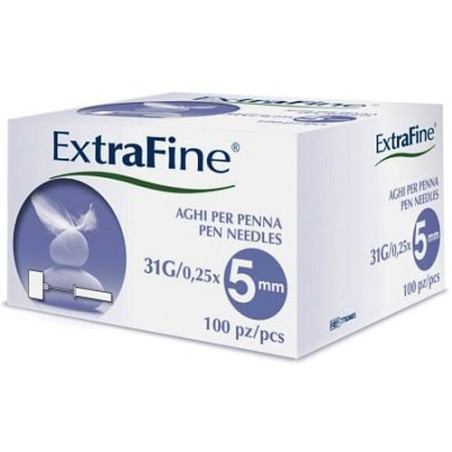 Ago per penna da insulina extrafine gauge 31 5 mm 100 pezzi Ago per penna da insulina extrafine gauge 31 5 mm 100 pezzi