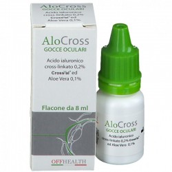 Alocross soluzione oftalmica lubrificante per secchezza oculare 8 ml
