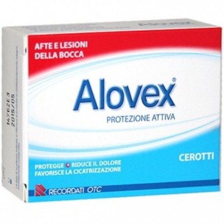 Alovex Protezione Attiva 15 cerotti per afte e stomatiti Alovex Protezione Attiva 15 cerotti per afte e stomatiti
