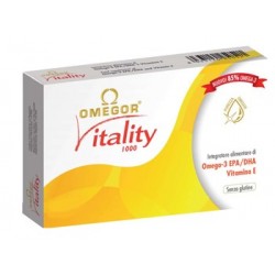 Omegor Vitality 1000 integratore di Omega 3 30 capsule molli