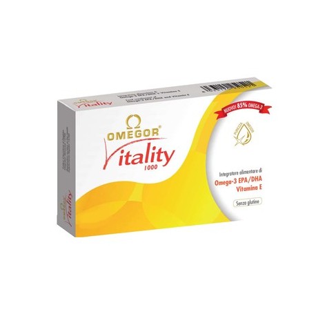 Omegor Vitality 1000 integratore di Omega 3 30 capsule molli