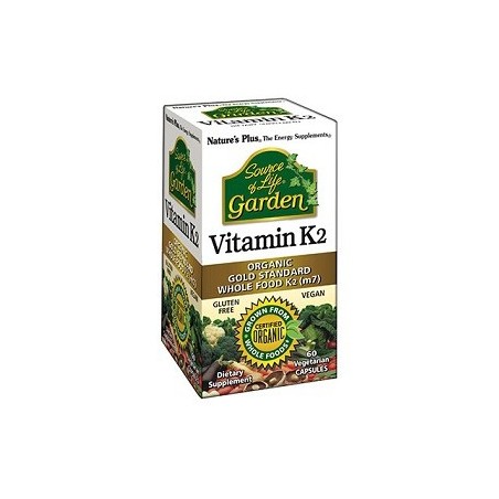Nature's Plus Source of Life Garden Vitamin K2 integratore per la salute delle ossa 60 capsule Nature's Plus Source of Life Garden Vitamin K2 integratore per la salute delle ossa 60 capsule