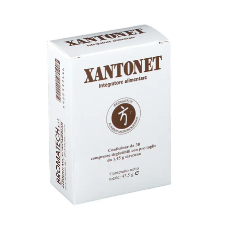 Xantonet 30 compresse - Integratore di fibra d'avena per il transito intestinale Xantonet 30 compresse - Integratore di fibra d'avena per il transito intestinale