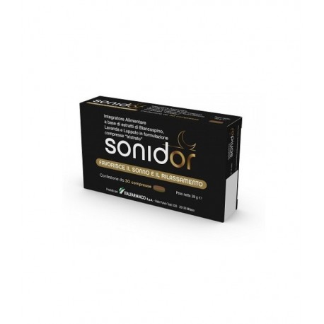 Sonidor integratore per il sonno con biancospino, lavanda e luppolo 30 compresse