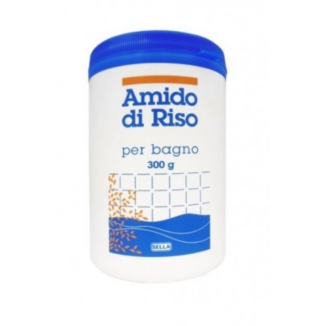 Sella Amido di riso per bagno emolliente lenitivo per la pelle sensibile 300 g