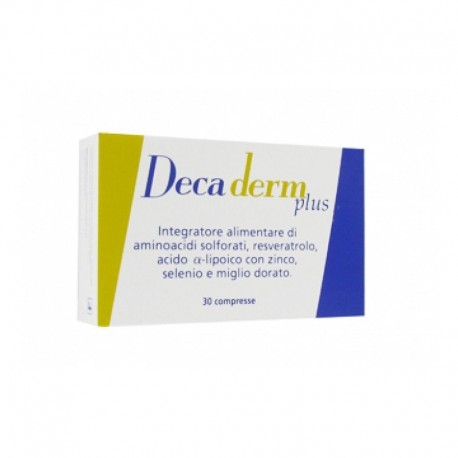 Decaderm Plus 30 compresse - Integratore antiossidante per il benessere di unghie e capelli