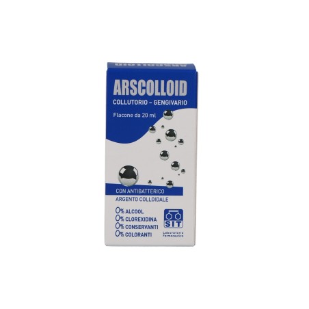 Arscolloid Collutorio Gengivario quotidiano per gengive infiammate 20 ml Arscolloid Collutorio Gengivario quotidiano per gengive infiammate 20 ml