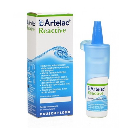Artelac Reactive collirio idratante per occhi irritati arrossati che lacrimano 10 ml Artelac Reactive collirio idratante per occhi irritati arrossati che lacrimano 10 ml