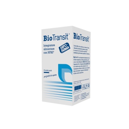 DepoFarma BioTransit integratore di fibra vegetale contro la stitichezza 15 stick 15 ml DepoFarma BioTransit integratore di fibra vegetale contro la stitichezza 15 stick 15 ml
