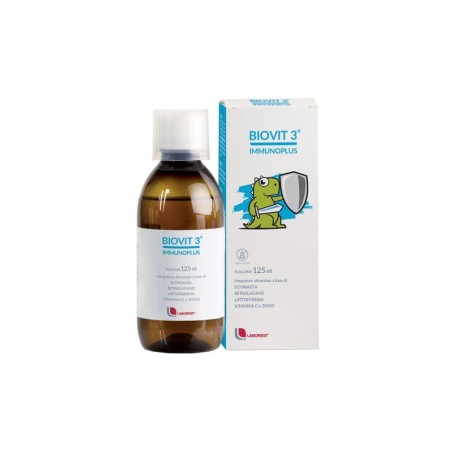 Biovit 3 Immunoplus integratore vegetale per difese immunitarie 125 ml Biovit 3 Immunoplus integratore vegetale per difese immunitarie 125 ml