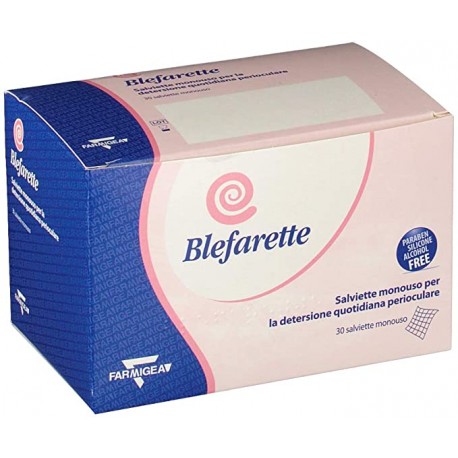 Blefarette Salviette monouso per igiene quotidiana perioculare 30 pezzi