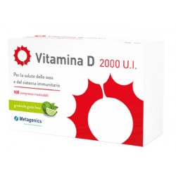 Vitamina D 2000 UI 168 compresse - Integratore per il sistema immunitario e per le ossa