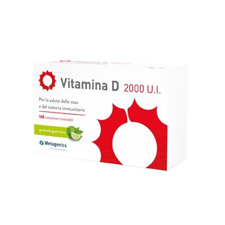 Vitamina D 2000 UI 168 compresse - Integratore per il sistema immunitario e per le ossa Vitamina D 2000 UI 168 compresse - Integratore per il sistema immunitario e per le ossa