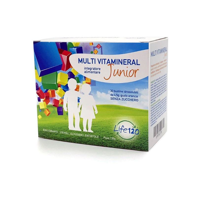 Life 120 Multi Vitamineral Integratore Vitamine e Minerali per Bambini