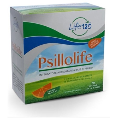 Life 120 Psilliolife 20 bustine - Integratore per il transito intestinale Life 120 Psilliolife 20 bustine - Integratore per il transito intestinale