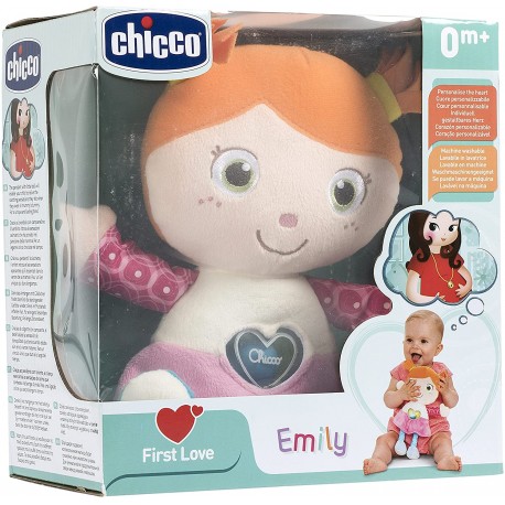 Chicco Emily First love bambola in peluche per bambini dalla nascita