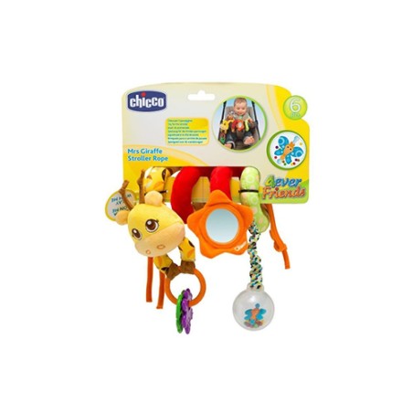 Chicco Fune Passeggio Mrs. Giraffa gioco per barra del passeggino Chicco Fune Passeggio Mrs. Giraffa gioco per barra del passeggino