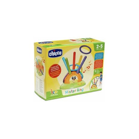 Chicco Gioco Mister Ring Fit & Fun gioco per coordinazione manuale dei bambini