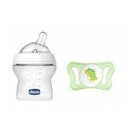 Chicco Biberon Natural Feeling + Succhietto Micrò 0-2 mesi Chicco Biberon Natural Feeling + Succhietto Micrò 0-2 mesi