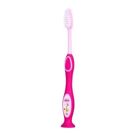 Chicco Spazzolino rosa delicato per bambini dai 3 ai 6 anni Chicco Spazzolino rosa delicato per bambini dai 3 ai 6 anni
