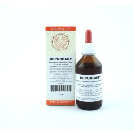 Depurbaby Gocce integratore erboristico depurativo pediatrico 50 ml Depurbaby Gocce integratore erboristico depurativo pediatrico 50 ml