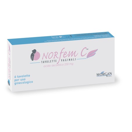 Norfem C 250 mg 6 tavolette vaginali per prevenzione e trattamento delle infezioni Norfem C 250 mg 6 tavolette vaginali per prevenzione e trattamento delle infezioni