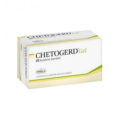 Omega Pharma Chetogerd Gel integratore per acidità gastrica 20 stick Omega Pharma Chetogerd Gel integratore per acidità gastrica 20 stick