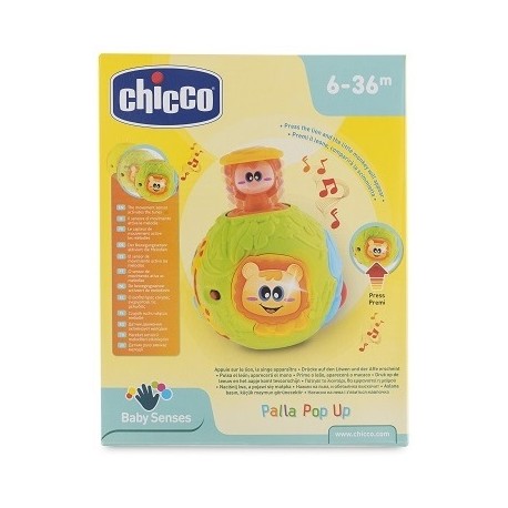 Chicco Palla Pop Up gioco elettronico per bambini dai 6 ai 36 mesi