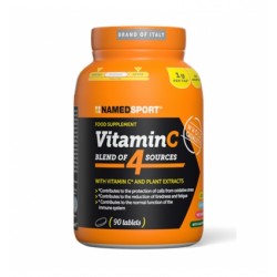 NamedSport Vitamin C 4 Natural Blend - Integratore per le difese immunitarie 90 compresse