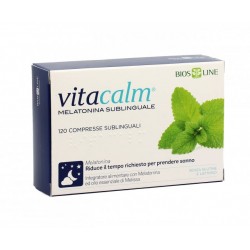 Bios Line VitaCalm Melatonina Sublinguale integratore per sonno 120 cpr