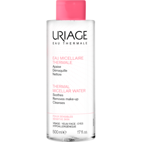 Uriage Acqua Micellare struccante viso e occhi per pelli intolleranti senza profumazione 500 ml Uriage Acqua Micellare struccante viso e occhi per pelli intolleranti senza profumazione 500 ml