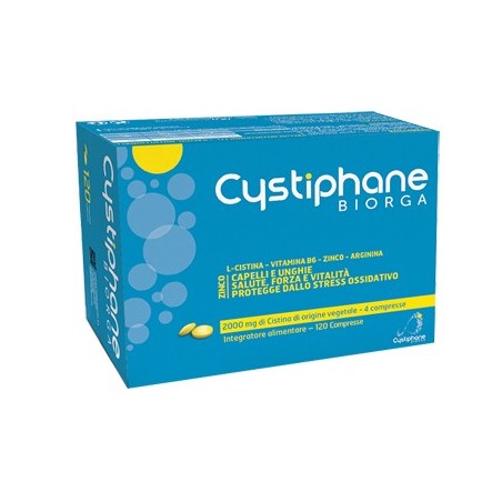 Biorga Cystiphane integratore per capelli e unghie 120 compresse Biorga Cystiphane integratore per capelli e unghie 120 compresse