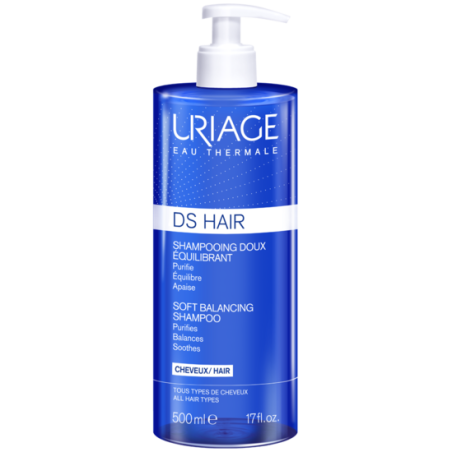 Uriage DS Hair Shampoo delicato riequilibrante e purificante per capelli 500 ml Uriage DS Hair Shampoo delicato riequilibrante e purificante per capelli 500 ml
