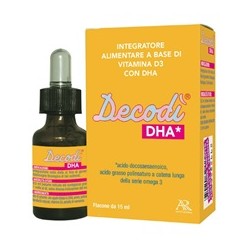 Decodì DHA integratore con vitamina D3 per la salute di ossa e denti 15 ml