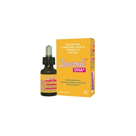 Decodì DHA integratore con vitamina D3 per la salute di ossa e denti 15 ml