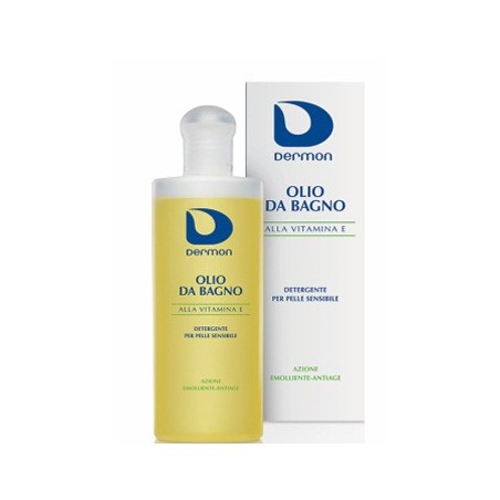 Dermon Olio doccia detergente emolliente e lenitivo alla vitamina E 200 ml Dermon Olio doccia detergente emolliente e lenitivo alla vitamina E 200 ml