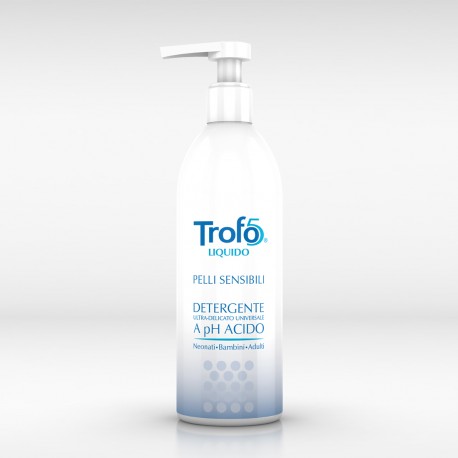 Trofo 5 Liquido - Detergente delicato eudermico per il bagnetto del bambino 400 ml