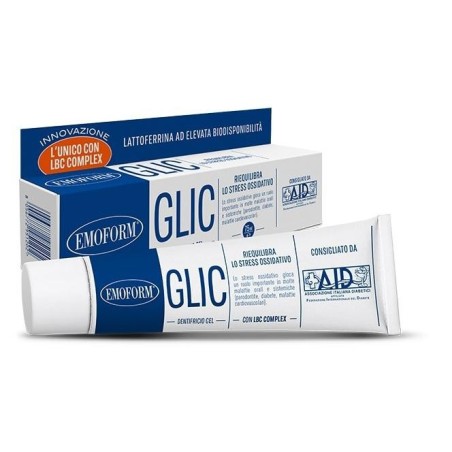 Emoform Glic Dentifricio antiossidante per diabetici 75 ml Emoform Glic Dentifricio antiossidante per diabetici 75 ml