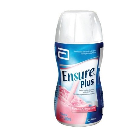 Ensure Plus Fragola integratore per pazienti malnutriti 4 x 200 ml Ensure Plus Fragola integratore per pazienti malnutriti 4 x 200 ml