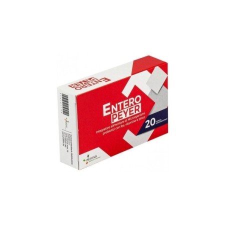 Entero Peyer integratore per equilibrio della flora batterica intestinale 20 capsule Entero Peyer integratore per equilibrio della flora batterica intestinale 20 capsule