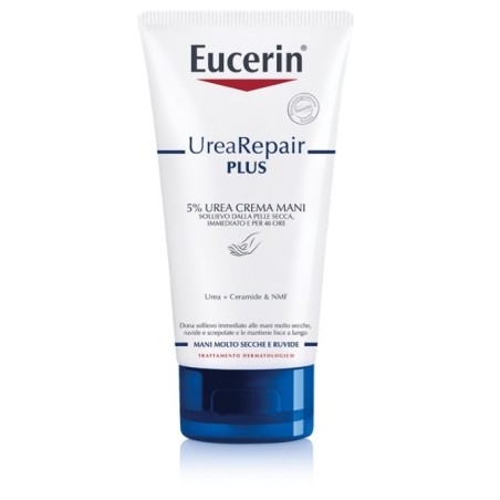 Eucerin UreaRepair Plus Crema rigenerante mani con 5% urea 75 ml Eucerin UreaRepair Plus Crema rigenerante mani con 5% urea 75 ml