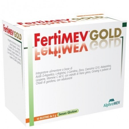 Fertimev Gold integratore per migliorare la fertilità nell'uomo 30 bustine Fertimev Gold integratore per migliorare la fertilità nell'uomo 30 bustine