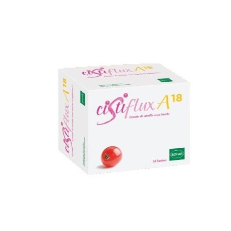 Cistiflux A 18 integratore per la funzionalità delle vie urinarie 28 buste