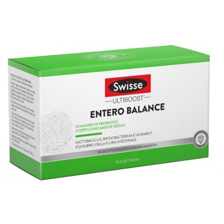 Swisse Entero Balance Liquido Integratore con probiotici 10 flaconcini