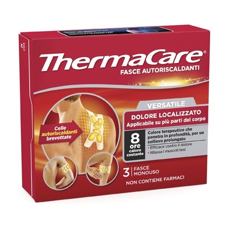 Thermacare Fascia autoriscaldante per dolore localizzato 3 pezzi