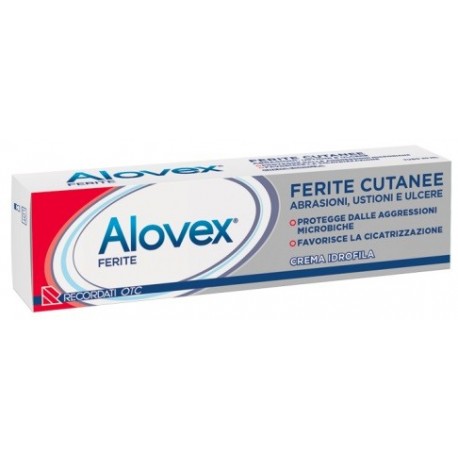 Alovex Ferite Crema idrofila protettiva per abrasioni, ustioni e ulcere 30 ml