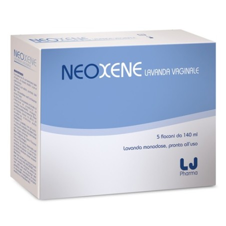 Neoxene Lavanda vaginale lenitiva per irritazioni 5 flaconcini da 140 ml con cannula Neoxene Lavanda vaginale lenitiva per irritazioni 5 flaconcini da 140 ml con cannula