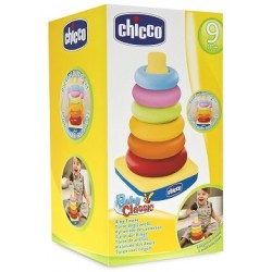 Chicco Torre degli Anelli gioco piramide colorata per bambini da 9 mesi