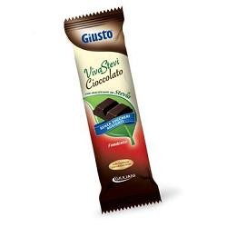 Giusto Viva Stevi Barretta di cioccolato fondente senza zucchero 35 g