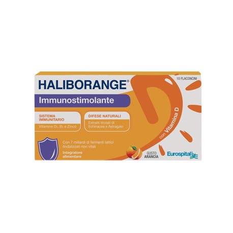 Haliborange Immunostimolante integratore per difese immunitarie 10 flaconcini